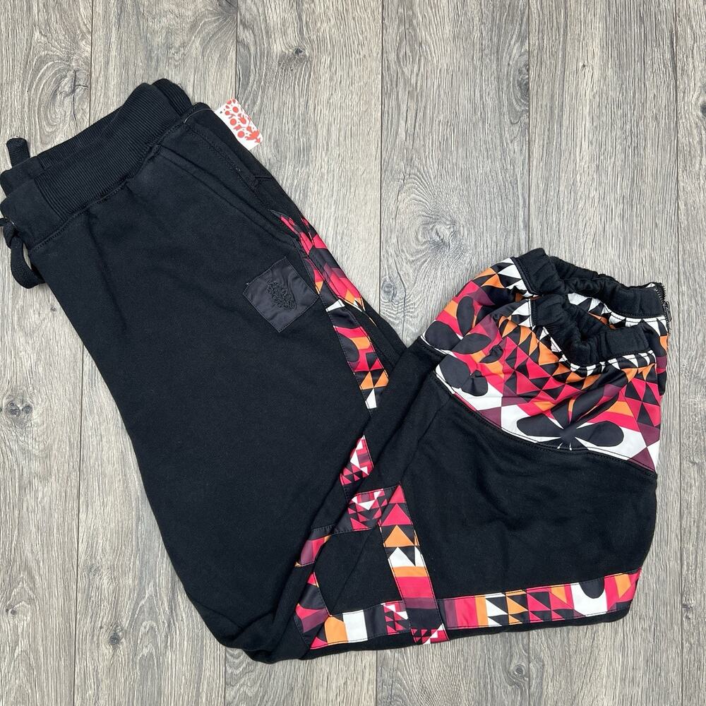 Free People Joggers Size Large Womens Black Snow Flow Movement $128